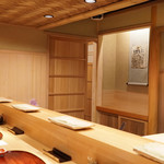 東麻布 天本 - 店内