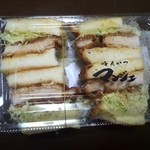 とんかつ マンジェ - お持ち帰りのロースカツサンド