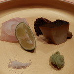 鮨 さかい - 鯛と鮑