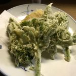 成田家 - ウドの天ぷら