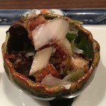 にょろ助 瓢六亭 - 葱和え