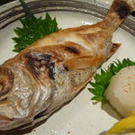 鮮菜活粋 河野 - のどぐろの塩焼き。あかむつともいう。