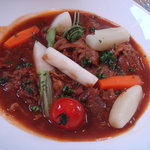 ビストロ・ミル・プランタン - 牛スジ肉と春野菜の煮込み