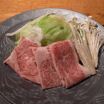 那須別邸 回 - 懐石・鍋料理、那須黒毛和牛豆乳しゃぶしゃぶ