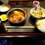 神戸牛すきやき皿盛+ランチセット