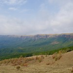 よかよか亭あか牛館 - ［2017/11］まさかの徒歩下山ですが、天候の回復傾向で景色が楽しめます。