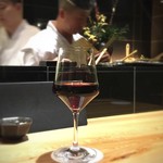 鳥さわ - 赤ワインで♪