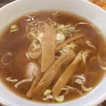 会津喜多方ラーメン蔵 - 喜多方ラーメンのアップ。