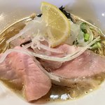 中華そば先崎 - 熟成牡蠣と煮干そば（850円）