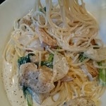 イタリア食堂amico - 鱈と栃尾産冬野菜 ゆず胡椒風味