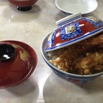 伊豆家 - 
            海老天丼 大盛り 味噌汁 ¥2,000-