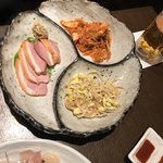 Yakiniku Sanya - 本日の前菜盛合わせ