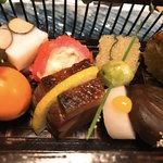 旅館大橋 - 旬祭盛り合わせ十点盛り アップ