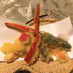 旅館大橋 - 油 物 蟹の天婦羅 丸十 青唐