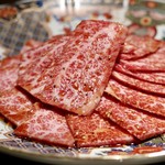 焼肉 大河 - 神戸牛上カルビ