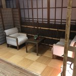 旅館大橋 - 廊下にあった椅子