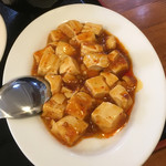 龍勝麺館 - セットの麻婆豆腐