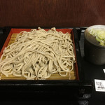 石臼挽き十割蕎麦 はせ川 - もりそば380円+大盛り0円