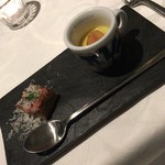 リストランティーノ ルベロ - ホウレン草とベーコンのタルト