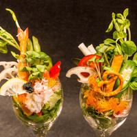 畑の採れたて野菜サラダ