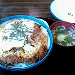 橋場食堂 - カツ丼（大盛り）