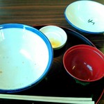 橋場食堂 - ご馳走様でした、完食です。