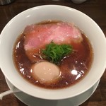 創作麺工房 鳴龍 - 「醤油拉麺」850円＋味玉