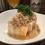 創作麺工房 鳴龍 - 「しらす冷やっこ」400円