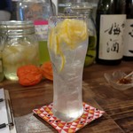 灯 - 自家製レモンシロップ酎ハイ