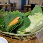 TONTEJI - サムギョプサルセットの野菜