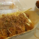 たこやき風風 - 塩マヨネーズ350円、唐揚げ小100円