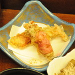 櫓庵治 - 榎茸のベーコン巻き磯辺揚げ