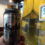 喜楽庵　岡本 - 缶ビール(350円)