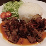 想作酒場　Coeur - 想作酒場 Coeur（く～る） ポークジンジャープレート（兵庫駅）