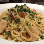 ナナイロパスタ - アーリオオーリオ（大盛）850円＋250円。