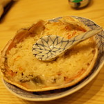 霞町 すゑとみ - 焼き蟹ご飯