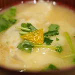 立場割烹 SSAW - 季節の贅沢御膳 1000円 の鯛ワンタンのあら汁仕立て