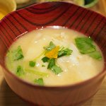 立場割烹 SSAW - 季節の贅沢御膳 1000円 の鯛ワンタンのあら汁仕立て