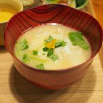 立場割烹 SSAW - 季節の贅沢御膳 1000円 の鯛ワンタンのあら汁仕立て