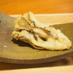 立場割烹 SSAW - 季節の贅沢御膳 1000円 の舞茸の天ぷら