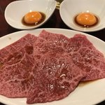 肩三角の焼きすき 1800yen。