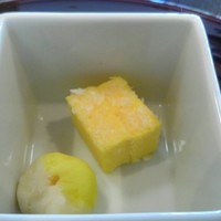 料亭 天王殿 - 玉子チーズかすていら　柚子しぼり