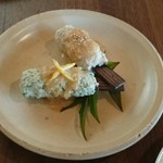 季節をたべる食卓　numar - とりつくね（レンコン入り）ゆず味噌で