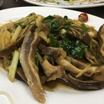 阿榮海鮮鵝肉 - 魚の胃袋の香草にんにく炒め