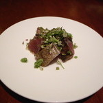 ビンゴ - 鰹のカルパッチョ