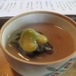 そば茶寮 澤正 - 温鉢（そばの筍御飯おこげ風　蕎麦餡仕立て）