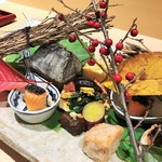 銀座 しのはら - 八寸（中央アップ）