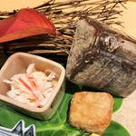 銀座 しのはら - 家の屋根を開けると紅白なます