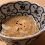 鮨 あらい - 芝海老と白子