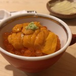 鮨 あらい - 雲丹とイクラ
